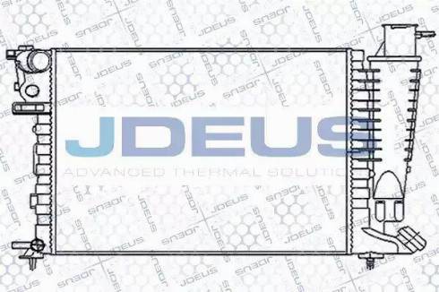 Jdeus 007V12 - Radiator, engine cooling autospares.lv