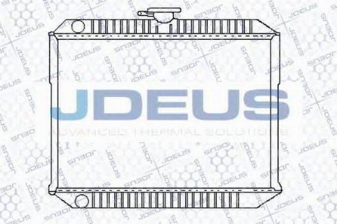 Jdeus 019B11 - Radiator, engine cooling autospares.lv