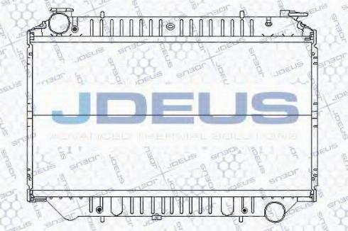 Jdeus 019B20 - Radiator, engine cooling autospares.lv