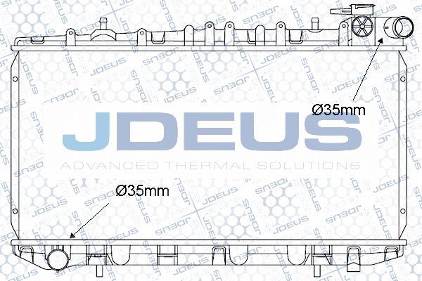 Jdeus 019M47 - Radiator, engine cooling autospares.lv