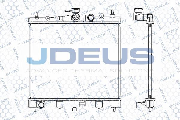 Jdeus 019M54 - Radiator, engine cooling autospares.lv