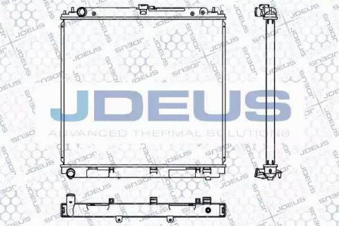 Jdeus 019M61 - Radiator, engine cooling autospares.lv