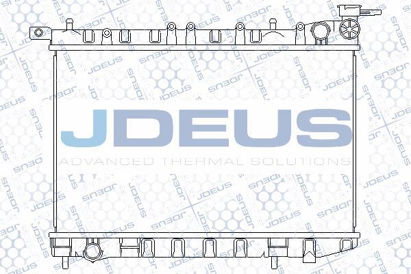 Jdeus 019M30 - Radiator, engine cooling autospares.lv