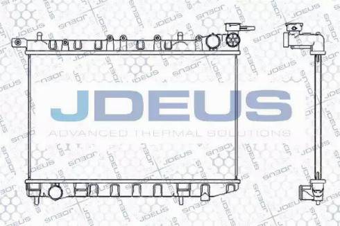 Jdeus 019M31 - Radiator, engine cooling autospares.lv