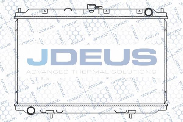 Jdeus 019M26 - Radiator, engine cooling autospares.lv