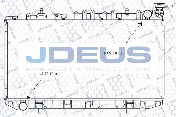 Jdeus 019N08 - Radiator, engine cooling autospares.lv