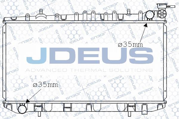 Jdeus 019N10 - Radiator, engine cooling autospares.lv