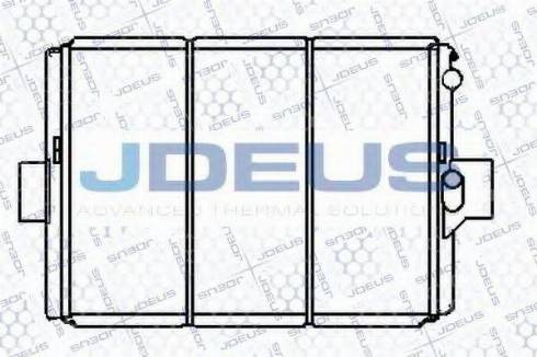 Jdeus 014E03 - Radiator, engine cooling autospares.lv