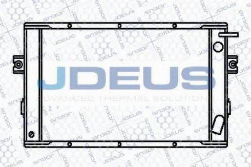 Jdeus 014M07 - Radiator, engine cooling autospares.lv