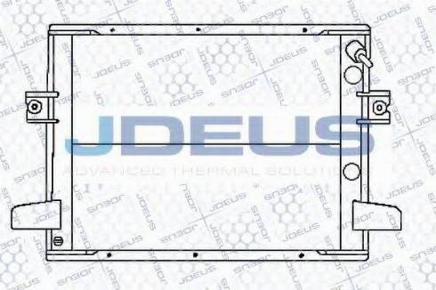 Jdeus 014V01 - Radiator, engine cooling autospares.lv