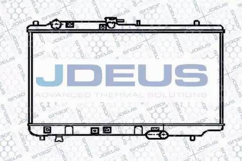 Jdeus 016M09 - Radiator, engine cooling autospares.lv