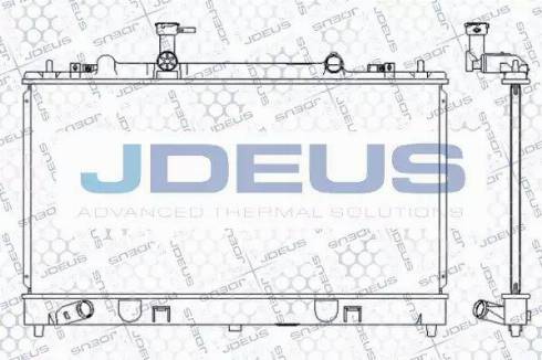 Jdeus 016M29 - Radiator, engine cooling autospares.lv