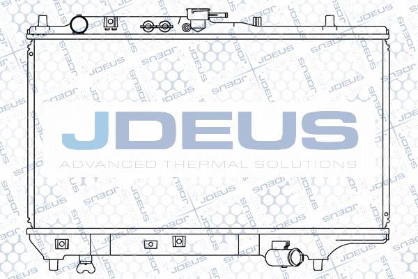 Jdeus 016N15 - Radiator, engine cooling autospares.lv