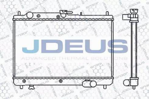 Jdeus 016N11 - Radiator, engine cooling autospares.lv