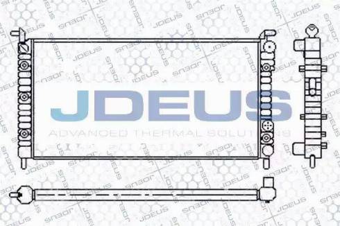 Jdeus 011M56 - Radiator, engine cooling autospares.lv