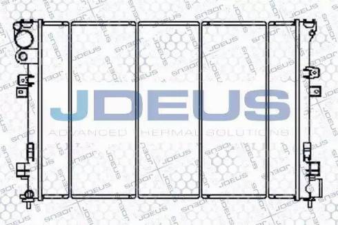 Jdeus 011V53 - Radiator, engine cooling autospares.lv