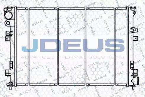 Jdeus 011V52 - Radiator, engine cooling autospares.lv