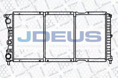 Jdeus 011V34 - Radiator, engine cooling autospares.lv