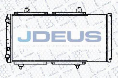 Jdeus 011V28 - Radiator, engine cooling autospares.lv