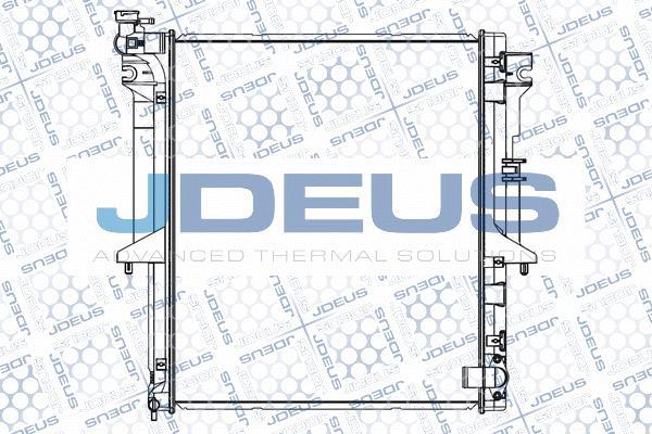 Jdeus 018M44 - Radiator, engine cooling autospares.lv