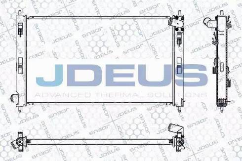 Jdeus 018M43 - Radiator, engine cooling autospares.lv