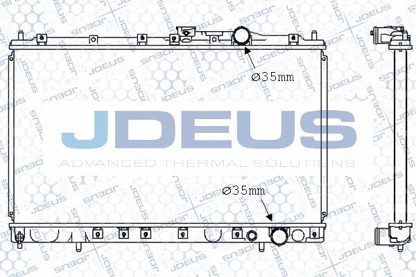 Jdeus 018M08 - Radiator, engine cooling autospares.lv