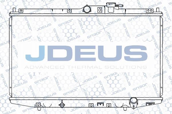 Jdeus 013M23 - Radiator, engine cooling autospares.lv