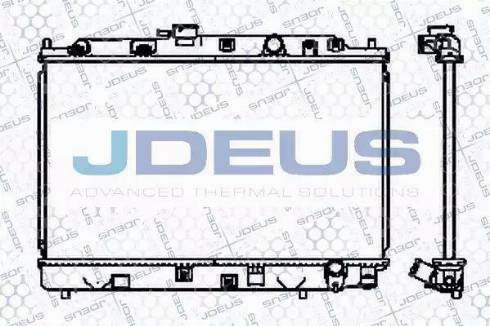 Jdeus 013N08 - Radiator, engine cooling autospares.lv