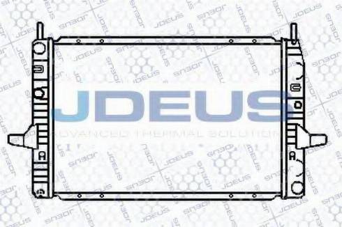 Jdeus 012B05 - Radiator, engine cooling autospares.lv