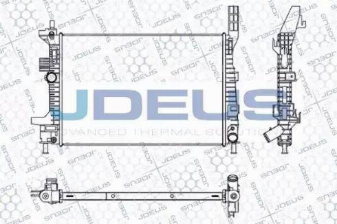 Jdeus 012M39 - Radiator, engine cooling autospares.lv