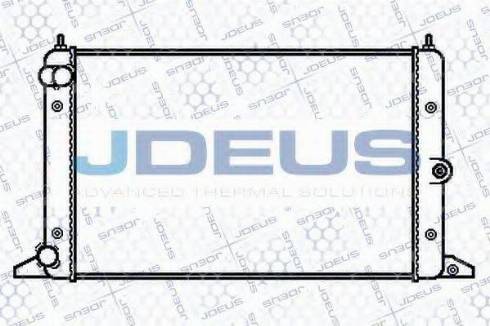 Jdeus 012M22 - Radiator, engine cooling autospares.lv