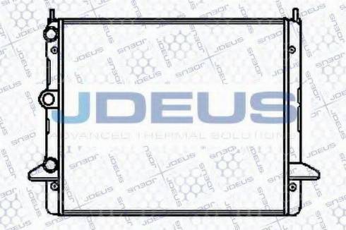 Jdeus 012V08 - Radiator, engine cooling autospares.lv