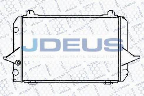 Jdeus 012V03 - Radiator, engine cooling autospares.lv