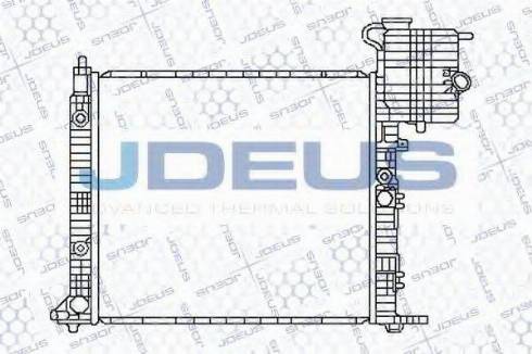 Jdeus 017B15 - Radiator, engine cooling autospares.lv