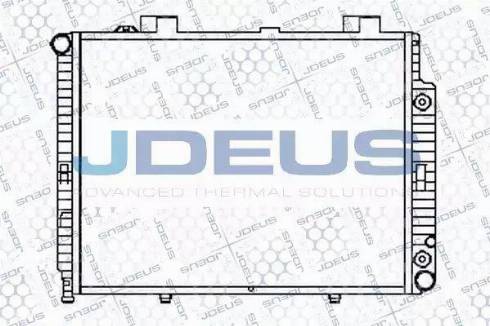 Jdeus 017M34 - Radiator, engine cooling autospares.lv