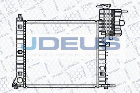 Jdeus 017M38 - Radiator, engine cooling autospares.lv