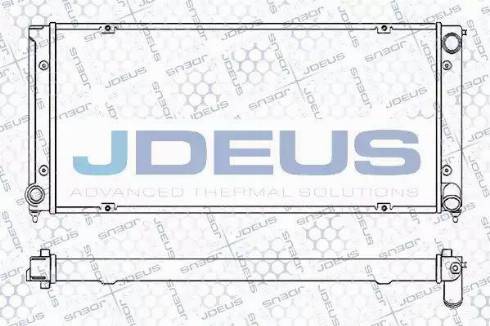 Jdeus 030M46 - Radiator, engine cooling autospares.lv