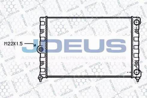 Jdeus 030M47 - Radiator, engine cooling autospares.lv