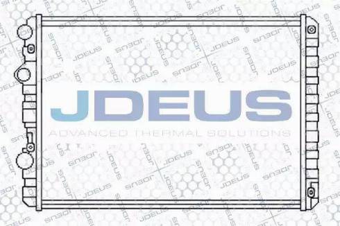 Jdeus 030V38 - Radiator, engine cooling autospares.lv