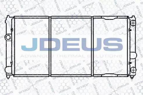 Jdeus 025E15 - Radiator, engine cooling autospares.lv