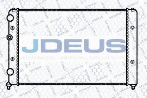 Jdeus 025M18 - Radiator, engine cooling autospares.lv