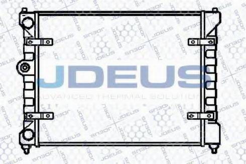 Jdeus 025V11 - Radiator, engine cooling autospares.lv