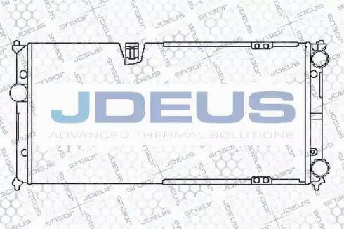 Jdeus 025V13 - Radiator, engine cooling autospares.lv