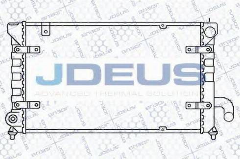 Jdeus 025V17 - Radiator, engine cooling autospares.lv