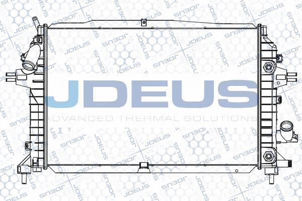 Jdeus 020M62 - Radiator, engine cooling autospares.lv