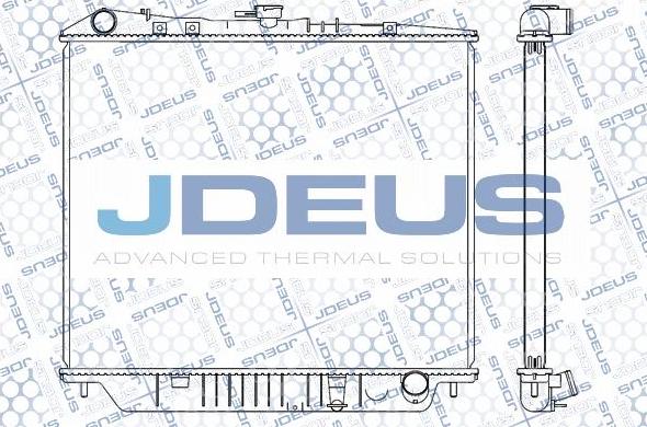 Jdeus 020M19 - Radiator, engine cooling autospares.lv