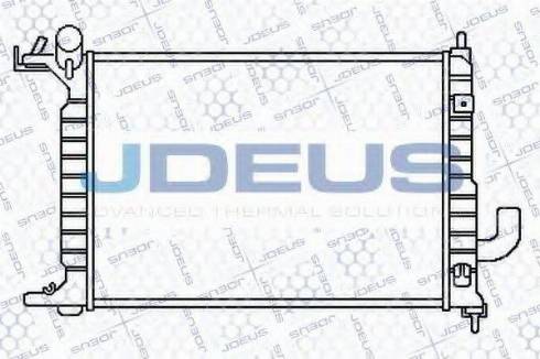 Jdeus 020M32 - Radiator, engine cooling autospares.lv