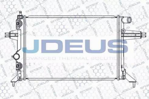 Jdeus 020M29 - Radiator, engine cooling autospares.lv