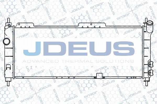 Jdeus 020M26 - Radiator, engine cooling autospares.lv