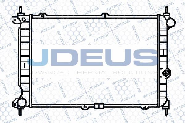 Jdeus 020M21 - Radiator, engine cooling autospares.lv